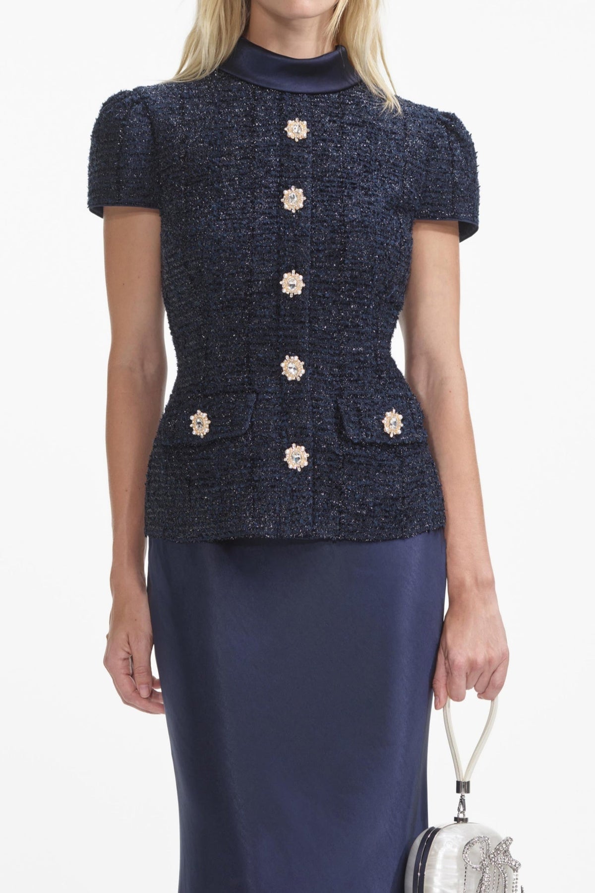 Munoz Metallic Tweed Two Piece Set