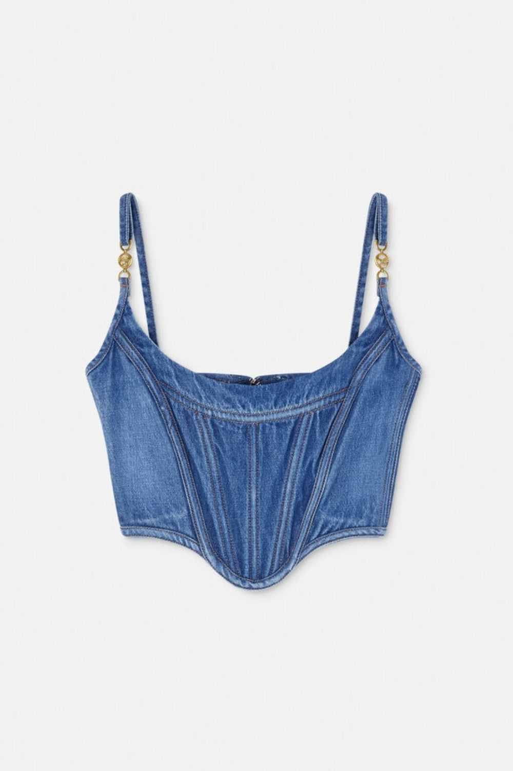 Muriel Denim Corset Top