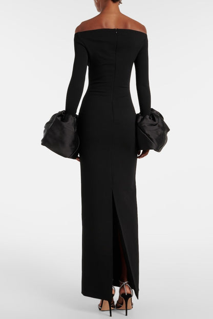 Olindan Off Shoulder Maxi Dress - Black