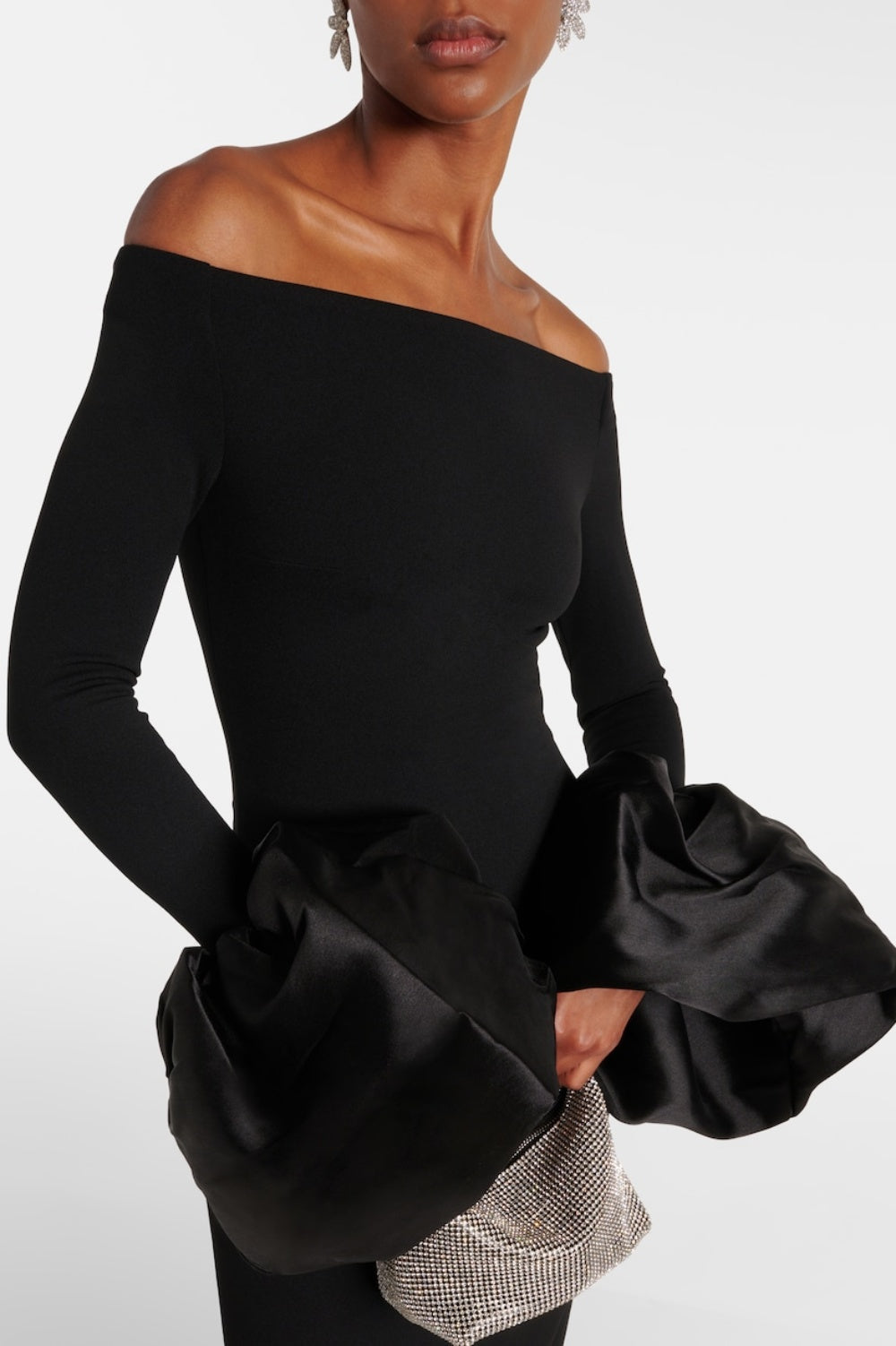 Olindan Off Shoulder Maxi Dress - Black