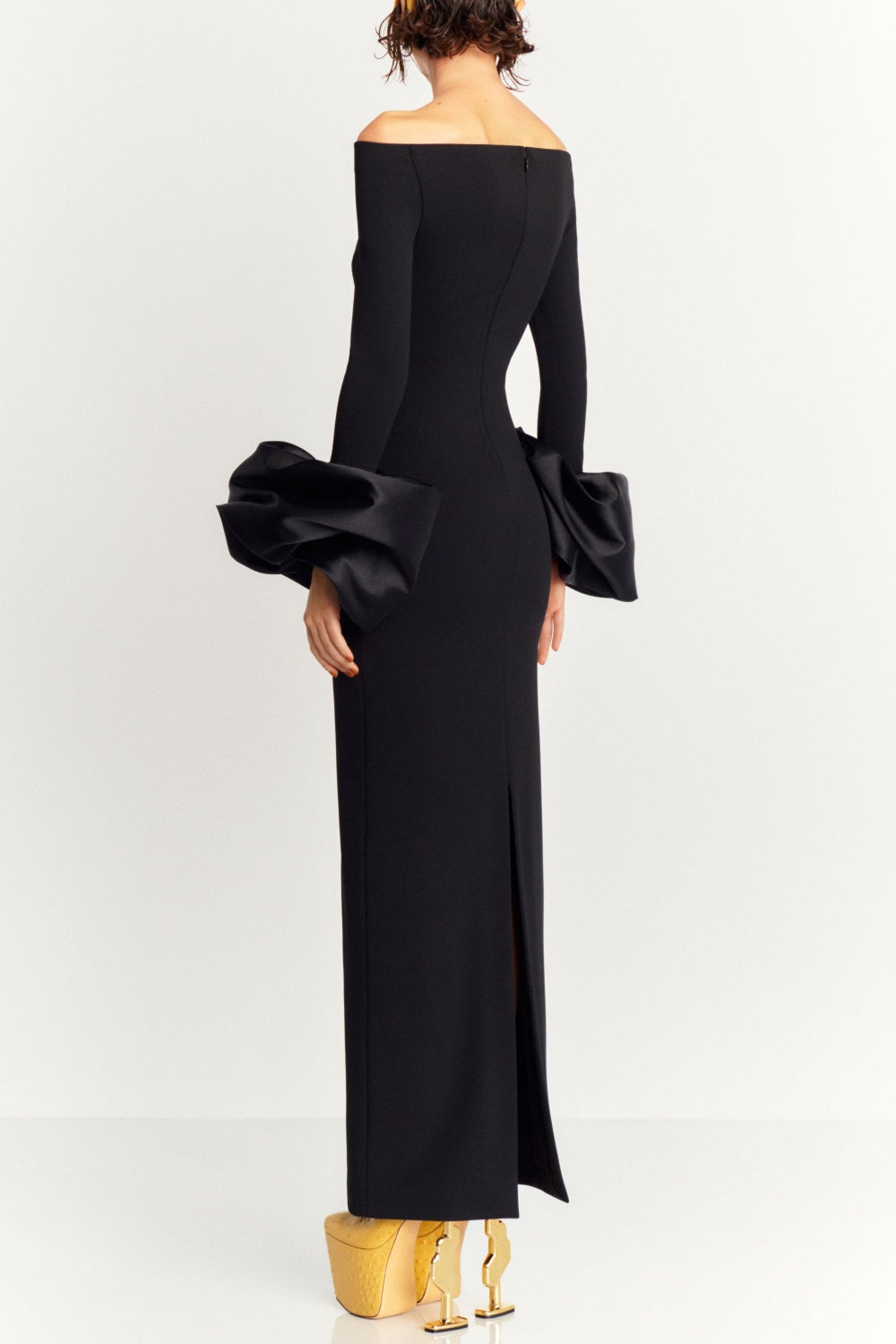 Olindan Off Shoulder Maxi Dress - Black