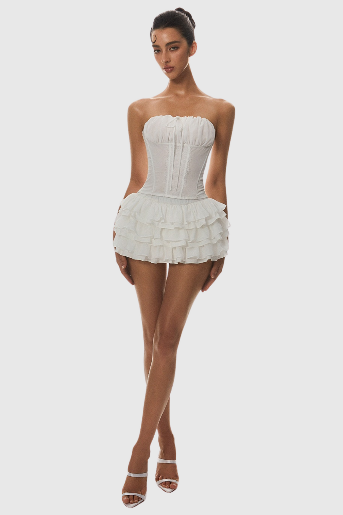 Panue Ruched Strapless Corset
