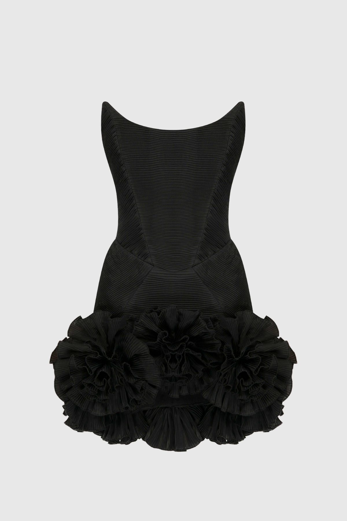 Tatya Flower Strapless Mini Bandage Dress