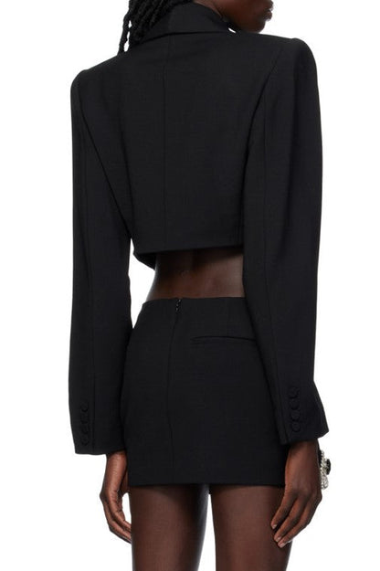 Regina Butterfly Rhinestone Blazer