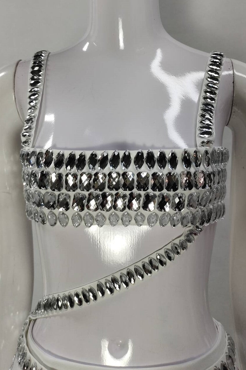 Ruby Diamante Bandage Set