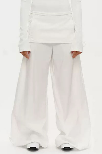 Samara Parachute Pants - White