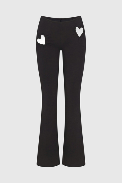 Shalita Heart Tank Top - Black