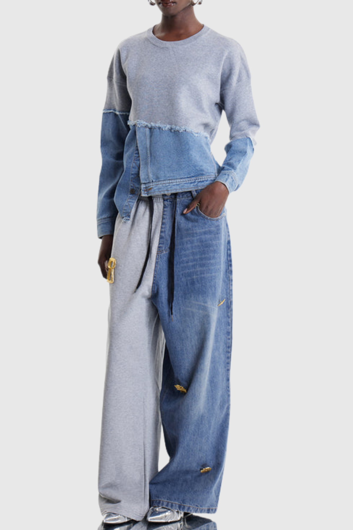Starla Patchwork Embellished Jeans
