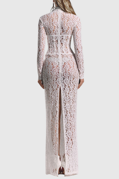 Susmita Lace Corset Maxi Dress