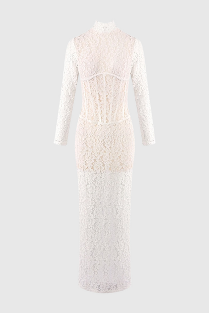 Susmita Lace Corset Maxi Dress