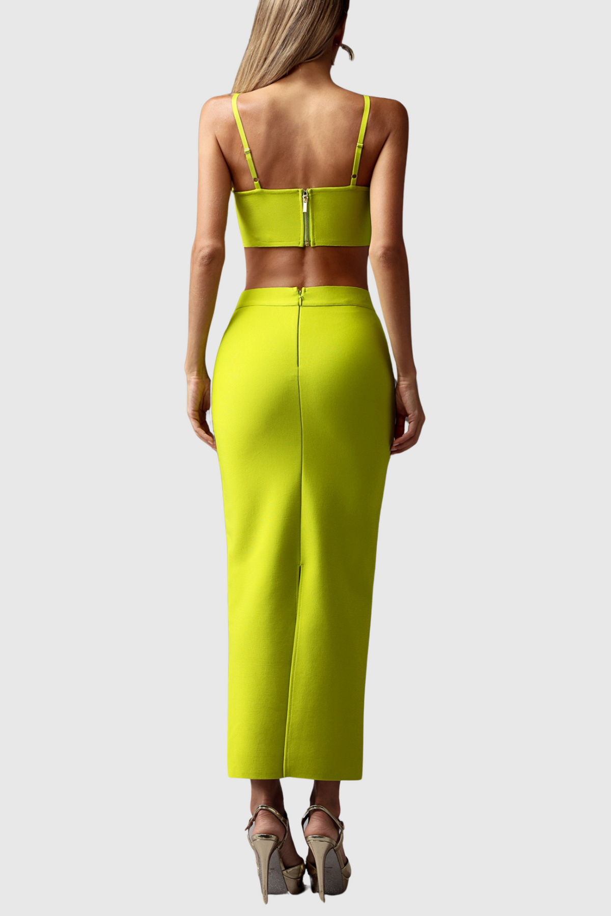 Tayne Butterfly Orchid Bandage Two Piece Set