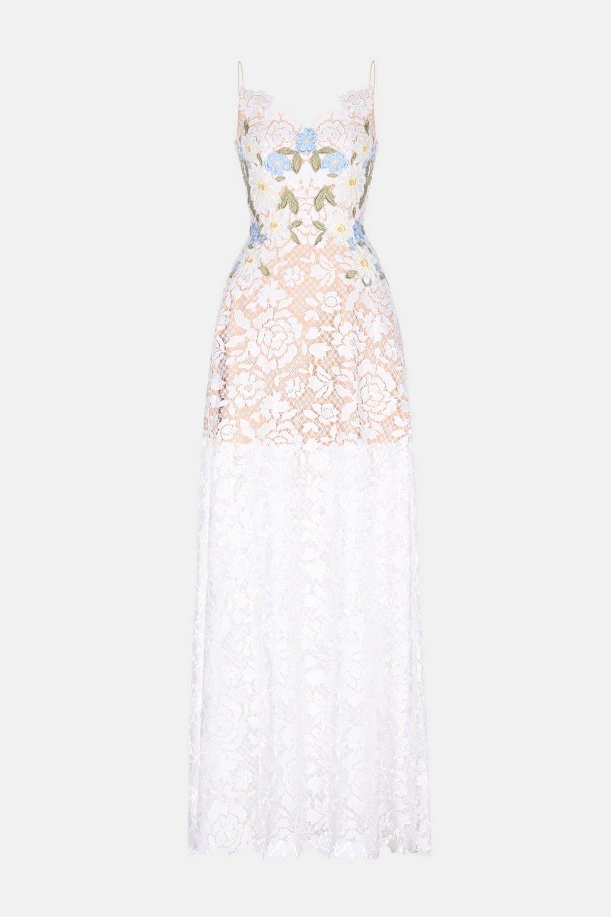 Terrica Floral Lace Maxi Dress
