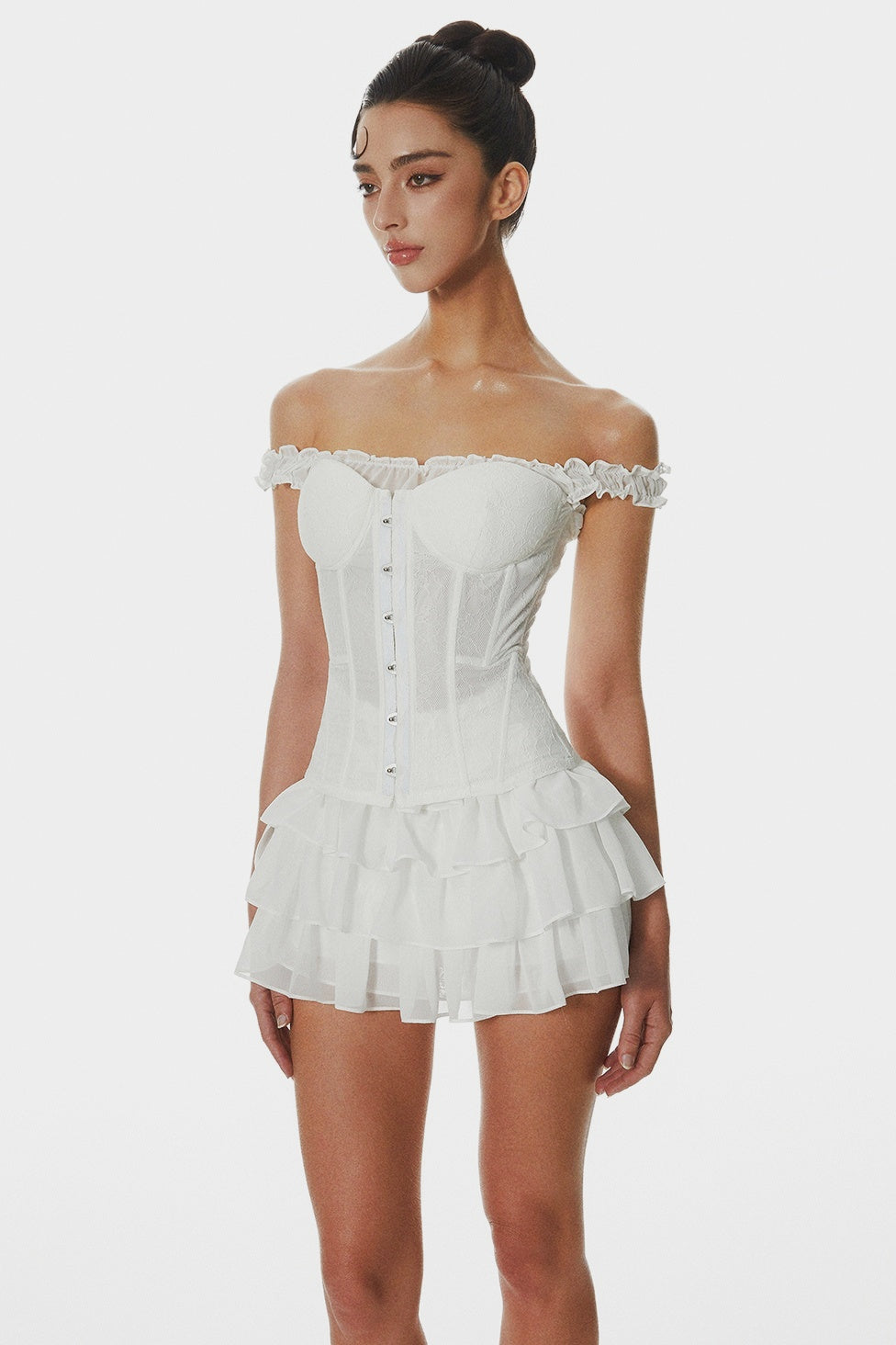 Thara Lace Off Shoulder Corset