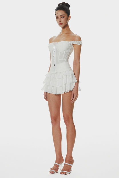 Thara Lace Off Shoulder Corset