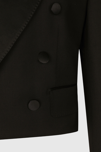 Tovia Double Breasted Cropped Blazer