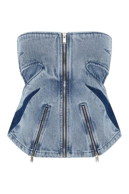 Vivienne Denim Top
