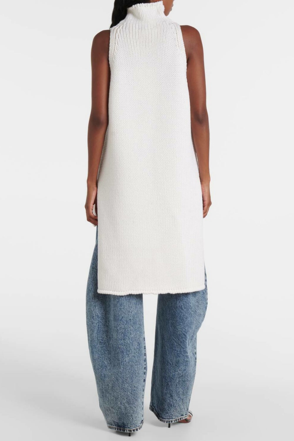 Zsuzsa Turtleneck Cape Knit Top